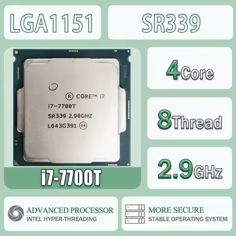 Intel Core I7-7700T 2.9GHz 4 Cores 8 Threads I7 7700T Computer CPU Processor Server LGA1151