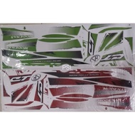 Modenas CT100 / CT 100 (2) Body Sticker / Strike / Stripe