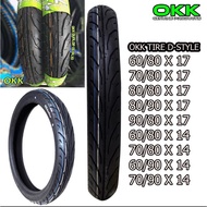 MOTORCYCLE OKK TIRE DUNLOP STYLE TUBE TYPE