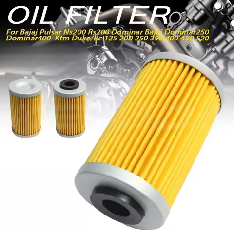Oil Filter Duke/Rc 125 200 250 390 400 450 520 For Pulsar NS RS200 Dominar 250 400 Motorcycle