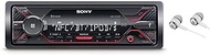 Sony DSX-A410BT Single Din Bluetooth Front USB AUX Car Stereo Digital Media Receiver Bundled with Ea