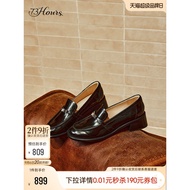73hours Women's Shoes Wood Gallery Spring New Style British Style Commuter Daughter Loafers