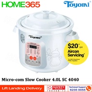 Toyomi Micro-com Slow Cooker 4.0L SC 4040