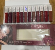 ลิป MAYBELLINE SUPERSTAY MATTE INK 5ml. เมย์เบลลีน ซุปเปอร์สเตย์ แมทอิ้งค์ ลิควิดลิปสติก5มล. ของแท้