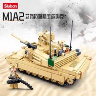 M1A2Main Battle Tank Building Blocks Sluban MODEL BRICKS M1A2 SEP V2 ABRAMS 781 PCS M38-B0892