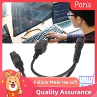 superparis IEC320 C14 to Dual C19 Power Cord  1 in 2 Out Material Suitable for Laptop Adapters LCD M
