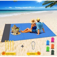 Picnic Mat Outdoor Beach Mat Polyester Perkelahan Tikar Pantai