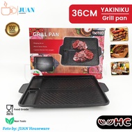 Yakiniku Grill Pan 36 cm Non-Stick BBQ Grill Pan/