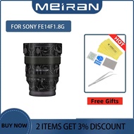 Untuk Sony FE14mm F1.8G 14F1.8 Anti-Calar Kanta Kamera Perlindungan Kot Balut Filem Penutup Kamera S