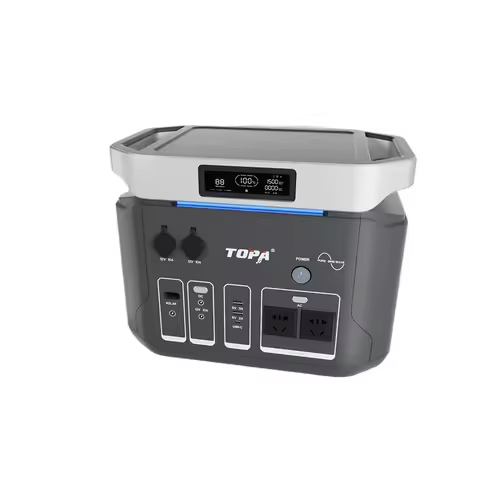 TOPA Portable power power station high capacity 1500W solar outdoor camping Uninterruptible Power Su