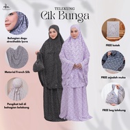Hanna Mirae Telekung CIK BUNGA Travel | Sejuk Tak Jarang Ringan Selesa | Cooling Light Comfortable F