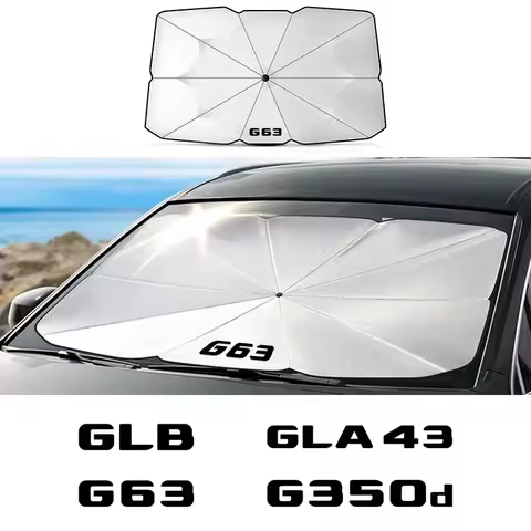 Car Insulated Windshield Sunshade for Mercedes Benz G63 G350d G500 GLA GLA43 GLB GLC GLC43 GLE GLK G