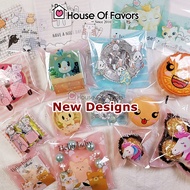 100pcs 7x7cm 10x10cm Cookies Bag Plastik Gula Coklat Doorgift Kanak Gudis Goodies Biscuit Biskut Earring Plastic Bag Beg