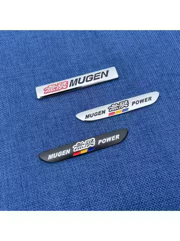 3D Metal Car Sticker Mugen Logo Fender Rear Trunk emblem Badge Sticker for Honda MUGEN POWER Fit Civ