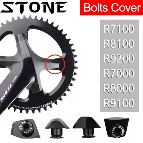 AL7075 Chainring Cap Cover 4 Bolts for Shimano 105 R7000 R8000 R7100 R8100 R9100 R9200 6800 9000 Roa