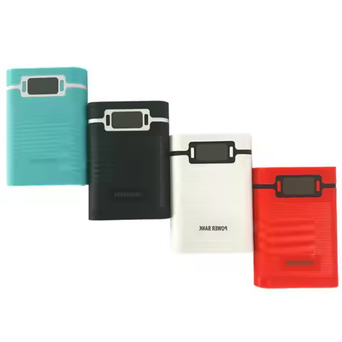 New 5V Dual USB 4 x 18650 Power Bank Battery Box Mobile Phone Charger DIY Shell Case For Smart Phone