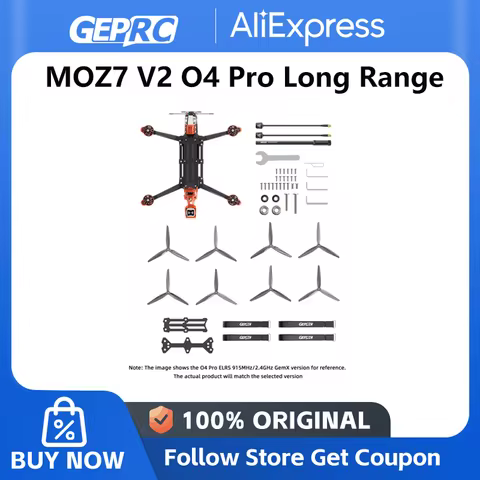 GEPRC MOZ7 V2 O4 Pro Air Unit FPV GPS RC Drone 2809-1450KV ELRS915M LongRange Freestyle/Momoda2-SMA-
