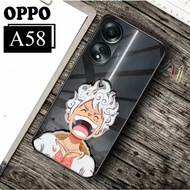 (SC197) Softcase Glass Oppo A58 - Kesing Oppo A58hp - Softcase Glass Oppo A58hp - Softcase Glass Opp
