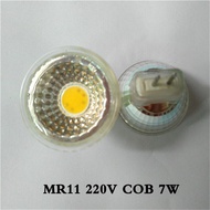 1pcs Mr11 Led Light Bulb 35mm Diameter 3w 12v Warm/cool White Bright Mini Cob Led 7w Spotlight Bulb 5w 220v Mr11 Light Lamp
