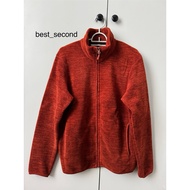 [Preloved] UNIQLO Men's Jacket - Orange Brick