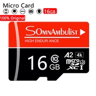 SomnAmbulist Original 16GB Micro SD (TF) Card - Class 10 A1/A2 High-Speed for Dashcams & Cameras 80M