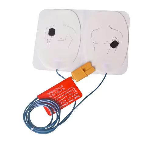 2 pair Adult AED Training Electrode Patch For AED Trainer Replacementable Emergency First Aid Skills