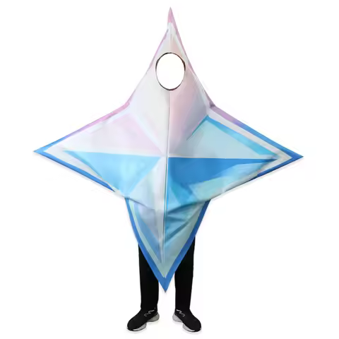 Primogems Genshin Impact Cosplay Costume Pentagram Giant Primogem Outfits Halloween Party Role Playi