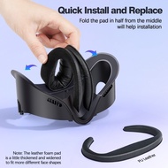 Design Facial Interface, Face Pads Compatible with Oculus Meta Quest 3 Accessories, NOT Compatible w