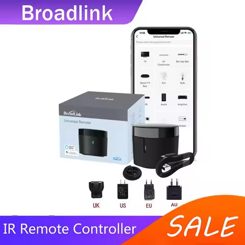 Broadlink RM4 mini wifi wireless transmit receive universal IR smart remote control for home applian
