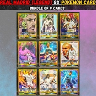 Real Madrid (Legends) x Pokemon GX Cards (Bundle of 9 Cards)