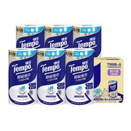 Tempo得寶 Flash閃吸廚房卷紙 超大卷 6卷箱裝 7倍吸收 水油瞬吸 3層加厚 可接觸食品 100%原生木漿 Tempo廚房卷紙、吸油紙、吸水紙、懶人抹布、超大卷廚房紙、3層加厚、箱裝廚房紙