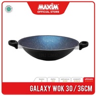 Maxim Galaxy Wok 30cm 36cm Teflon Non-Stick Frying Pan Maxim Non-Stick Teflon Frying Pan