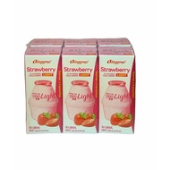 Sữa Hàn Quốc Ít Đường Vị Dâu Binggrae lốc 6 hộp