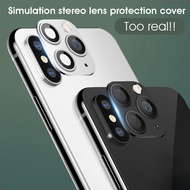 Metal Mobile Lens Film for iPhone XS XR 11 Pro Back Camera Cap HD Full Coverage Protective Protector
