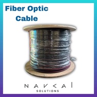 (1KM) FIBER OPTIC CABLE / RED STRIPES / 1 core / FOC