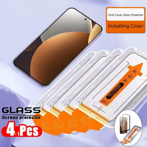 1-4pcs For Redmi Note 15 Pro 5G Glass Xiaomi Redmi Note 15 Pro 5G Glass 9H HD Dust Free Screen Prote
