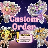 Crochet Flower Crochet Bouquet Crochet Custom Made Bunga Kait Crochet Cat Crochet Bunny Crochet Flow