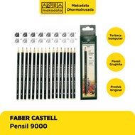 FABER CASTELL 9000 HB PENCIL 2H/ 3H/ 4H/ 5H/ 6H/ B/ F/ H (1 PACK)