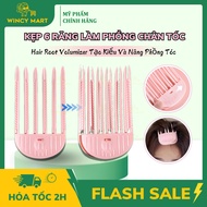 6-Tooth Hairline Volumizing Clip Hair Root Volumizer Cute Pink Hair Root Volumizer - Wincy Mart