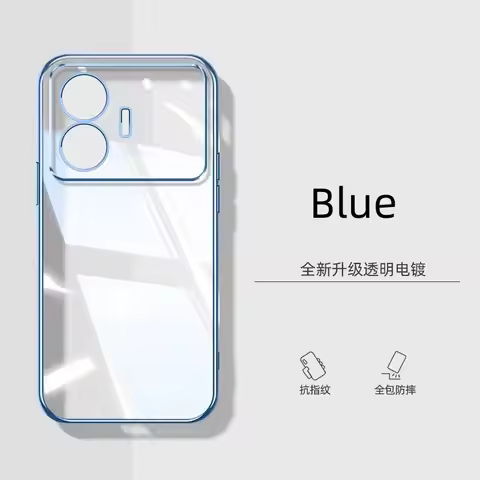 Electroplated Transparent Case For Realme GT Neo 5 SE Soft Silicone Back Cover For Realme GT Neo5 GT