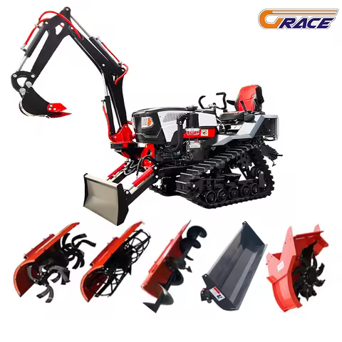 Crawler tractor Loader 25hp 30hp 35hp 40hp with rubber tracks crawler mini tractor mini excavator fo