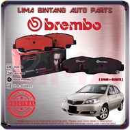 Toyota Vios NCP42 Front / Rear Brake Pads , Disc Brake Pad Brembo Ceramic NAO *Original* (2003-2006)
