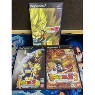 PS2 Dragon Ball Z1 Z2 Z3 Lot 3 Playstation 2 Bandai NTSC-J Game Japan Import
