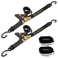 Ayaport Boat Trailer Transom Tie Down Straps for Boat Jet ski Kayak Canoe 4 Feet 1.6 inches 5000lbs