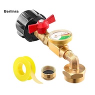 Ber Propane Tank Refill Gauge Fast Propane Refill Adapter 1lb to 20lb Propane Tank Refill Adapter wi