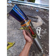 ☌☢✸High Quality daeng sai4 Exhaust pipe Muffler for motorcycle 51mm inlet canister/daeng pipe/daeng