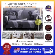 Elastic Sofa Cover Seater Stretchable Protector Couch Slip Cushion Single Double Triple Seat 1 2 3 Seater Sarung Sofa Kusyen