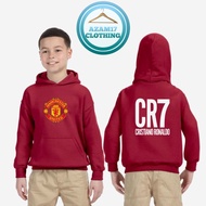HOODIE SWEATER JACKET KIDS MANCHESTER UNITED GGMU CRISTIAN RONALDO CR7 ~AZAM17 CLOTHING