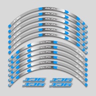 For Yamaha XJ6  xj6  600N 600F All Years Motorcycle Sticker Front&Rear Edge Rim Wheel Decals Reflect