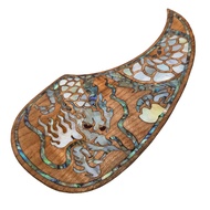 Martin D45 Acoustic Guitar Pickguard Solid Wood Inlaid Abalone Dragon Guitar Accessories